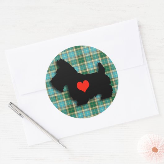 Scottie Liebe Heart Sticker (Umschlag)