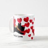 Scottie-Liebe Kaffeetasse (Vorderseite Links)