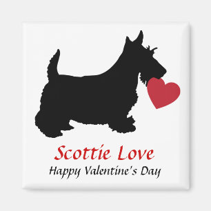 Scottie-Liebe-Magnet Magnet