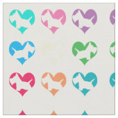 Scottie-Liebe Stoff (Nahaufnahme)