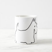 Scottie-Linien Kaffeetasse (Mittel)
