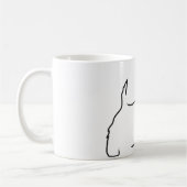 Scottie-Linien Kaffeetasse (Links)