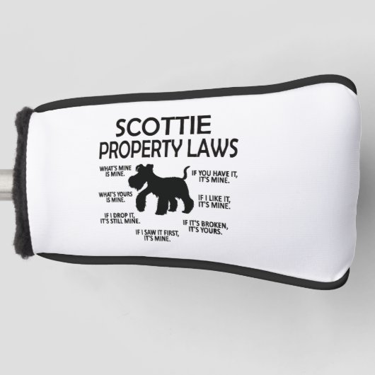 Scottie Lover Scottish Terrier Owner Scottie Mama Golf Headcover (Vorderseite)
