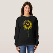 Scottie Mama Sunflower Scottish Terrier Gifts Dog Sweatshirt (Vorne ganz)