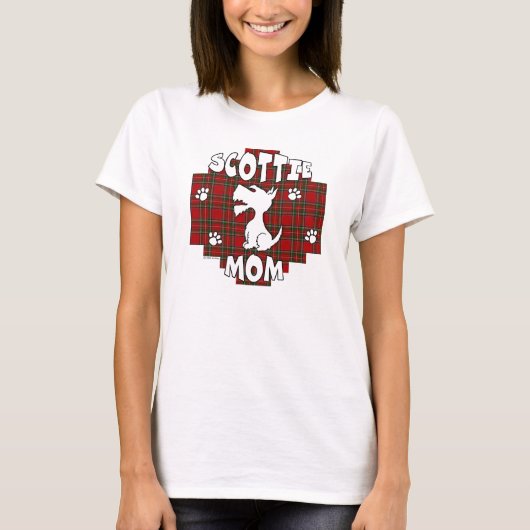 Scottie-Mama T-Shirt (Vorderseite)