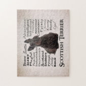 Scottie-Merkmal-Puzzlespiel Puzzle (Vertikal)