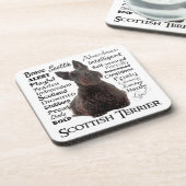 Scottie-Merkmal-Untersetzer Untersetzer (Linke Seite)