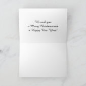 Scottie Merry Christmas Feiertagskarte (Innenseite)