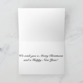 Scottie Merry Christmas Feiertagskarte (Innenseite)