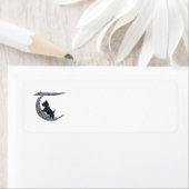 SCOTTIE Monogram T Address Labels (Insitu)