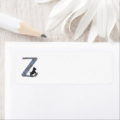 SCOTTIE Monogram Z Address Labels (Insitu)