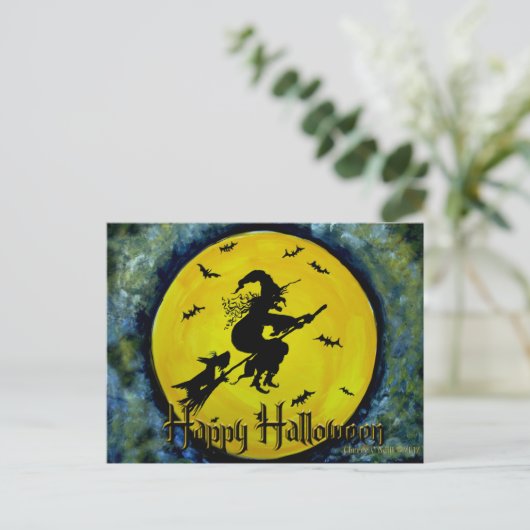 Scottie Moon Postkarte (Stehend Vorderseite)