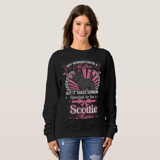 Scottie-Mutter Sweatshirt (Vorne ganz)