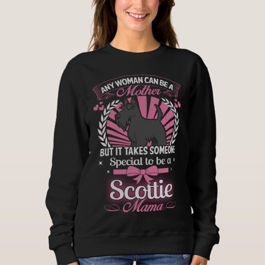 Scottie-Mutter Sweatshirt (Vorderseite)