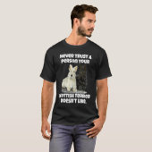Scottie Never Trust A Person Your Scottish Terrier T-Shirt (Vorne ganz)
