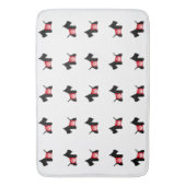 Scottie-Nr. 8- königliche Krone Badematte (Vorderseite Vertikal)