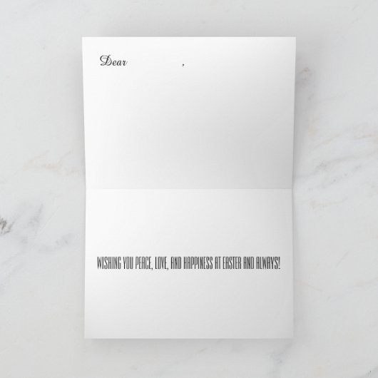 Scottie Oaster Feiertagskarte (Innenseite)