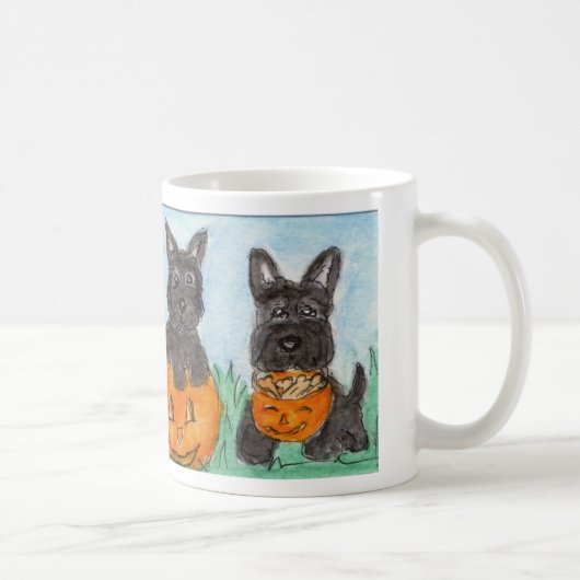 Scottie-personalisierter Tasse Scottishterrier (Rechts)