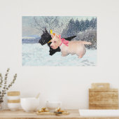 Scottie Puppies Poster (Küche)