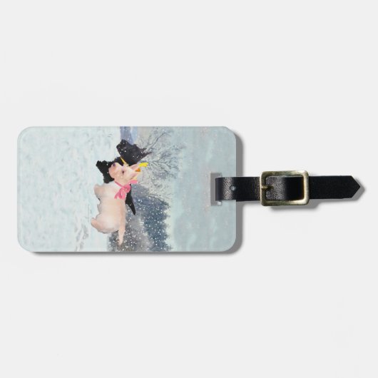 Scottie Pups Gepäckanhänger (Vorderseite horizontal)