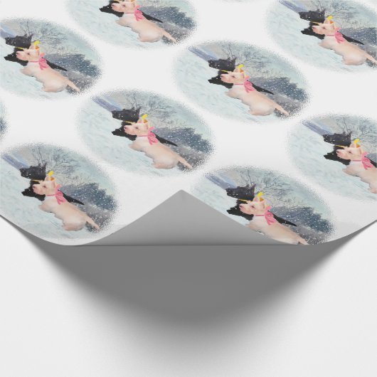 Scottie Pups Geschenkpapier (Ecke)