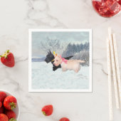 Scottie Pups Serviette (Beispiel)