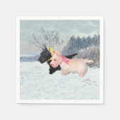 Scottie Pups Serviette (Vorderseite)