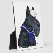Scottie Sailor Fotoplatte (Seite)