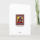 SCOTTIE SANKT FEIERTAGSKARTE (Rückseite)