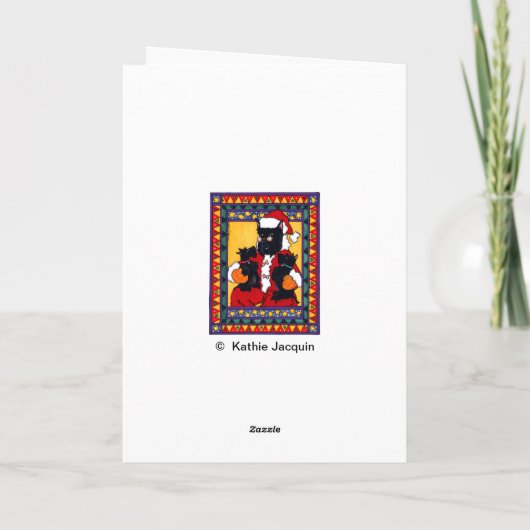 SCOTTIE SANKT FEIERTAGSKARTE (Rückseite)