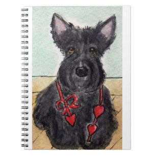 SCOTTIE SCHOTTISCHER TERRIER NOTIZBUCH GEBURTSTAGS NOTIZBLOCK