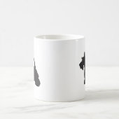 Scottie Scottish Terrier Basic Breed Silhouette Kaffeetasse (Mittel)