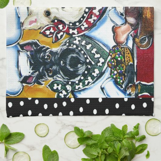 Scottie Tea Handtücher (Gefaltet)