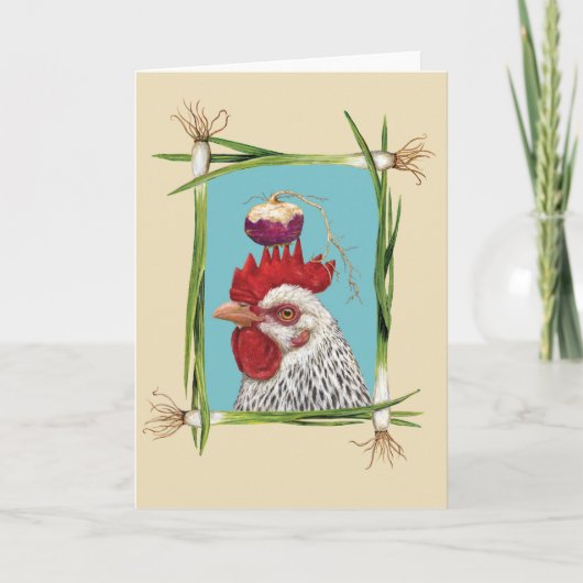 Scottie the rooster card karte (Vorderseite)