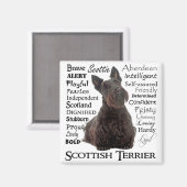 Scottie Traits Magnet (Vorderseite/Rückseite)