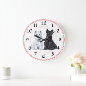 Scottie u. Westie Uhr (Zuhause)