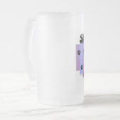 Scottie-Vater-Tasse Mattglas Bierglas (Vorderseite Links)