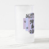 Scottie-Vater-Tasse Mattglas Bierglas (Mittel)