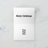 Scottie verwitterter Blick personifizieren Feiertagskarte (Innenseite)