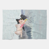 Scottie Welpen Geschirrtuch (Horizontal)