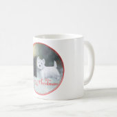Scottie Westie Christmas Kaffeetasse (VorderseiteRechts)