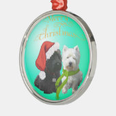 Scottie Westie Ornament (Links)