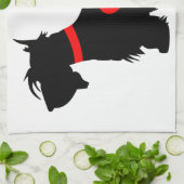 ScottiehundeGeschirrtuch Geschirrtuch (Gefaltet)