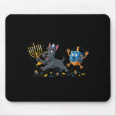Scottierrier Dreidel Menorah Hanukkah Kids Womens  Mousepad (Vorne)