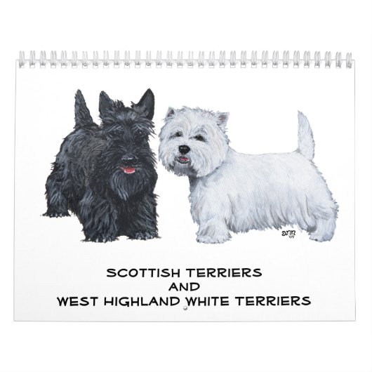 Scotties and Westies CALENDAR Kalender (Titelbild)