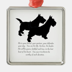 Scotties Keepake Ornament - MALE