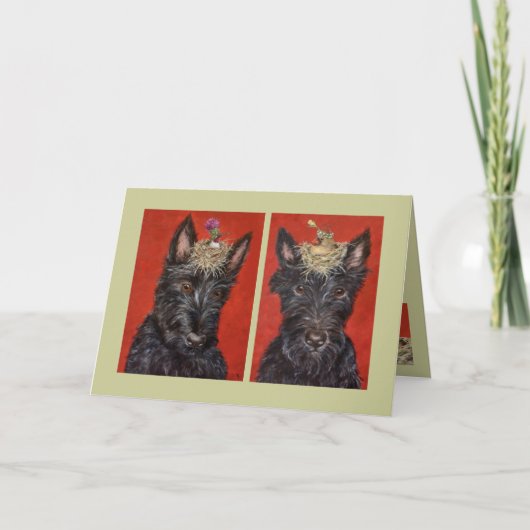 Scotties Nelli und Rosie card Karte (Vorderseite)
