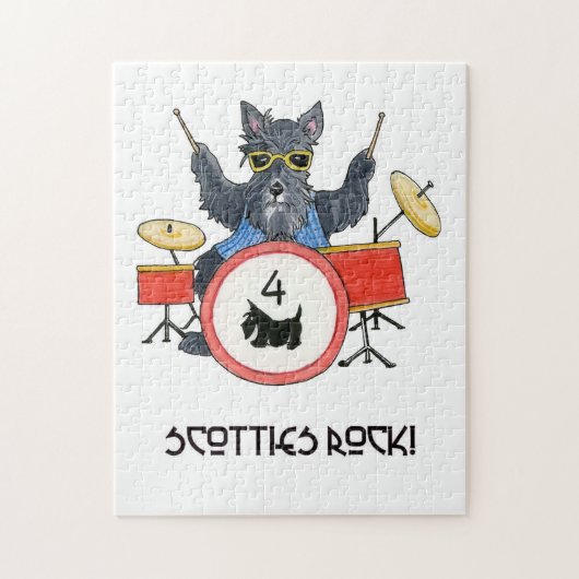 Scotties Rock Drummer Puzzle (Vertikal)
