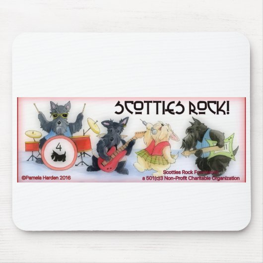 Scotties Rock Foundation-Mauspad Mousepad (Vorne)