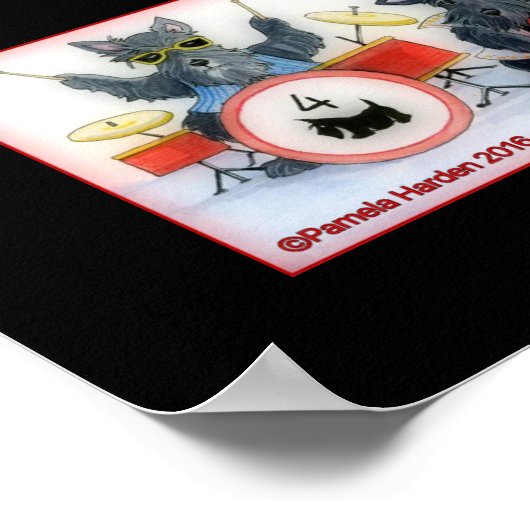 Scotties Rock Poster (Ecke)